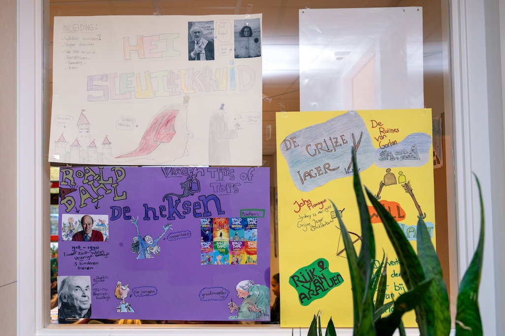 Zelfgemaakte boekenposters